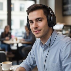 Samson SR360 Over Ear Dynamic Stereo Headphones Headset Wired